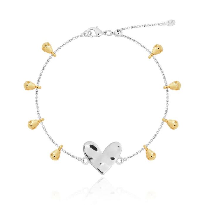 Joma Jewellery Anklet Silver Heart